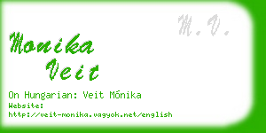 monika veit business card