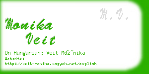 monika veit business card